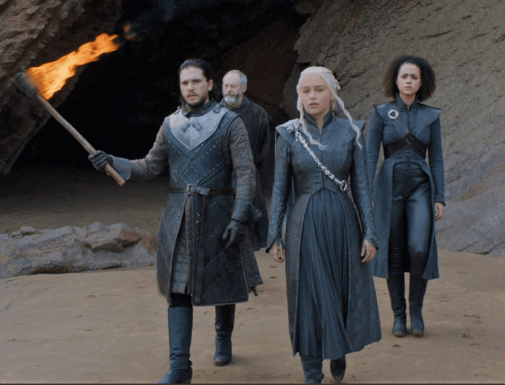 Jon and Daenerys will return to Winterfell for the final showdown.(Twitter)