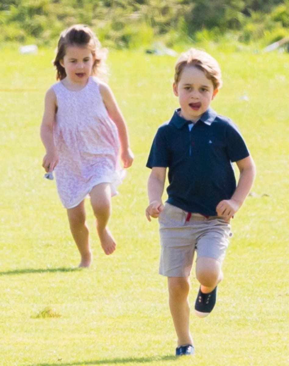 Charlotte and George were spotted enjoying their time (Twitter)