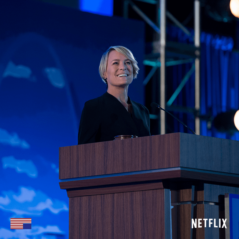 A new era begins under president Claire Underwood's reign (Netflix)
