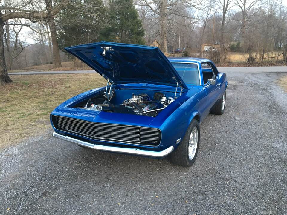The 1968 classic Chevrolet Camaro that the couple crashed in (Facebook)