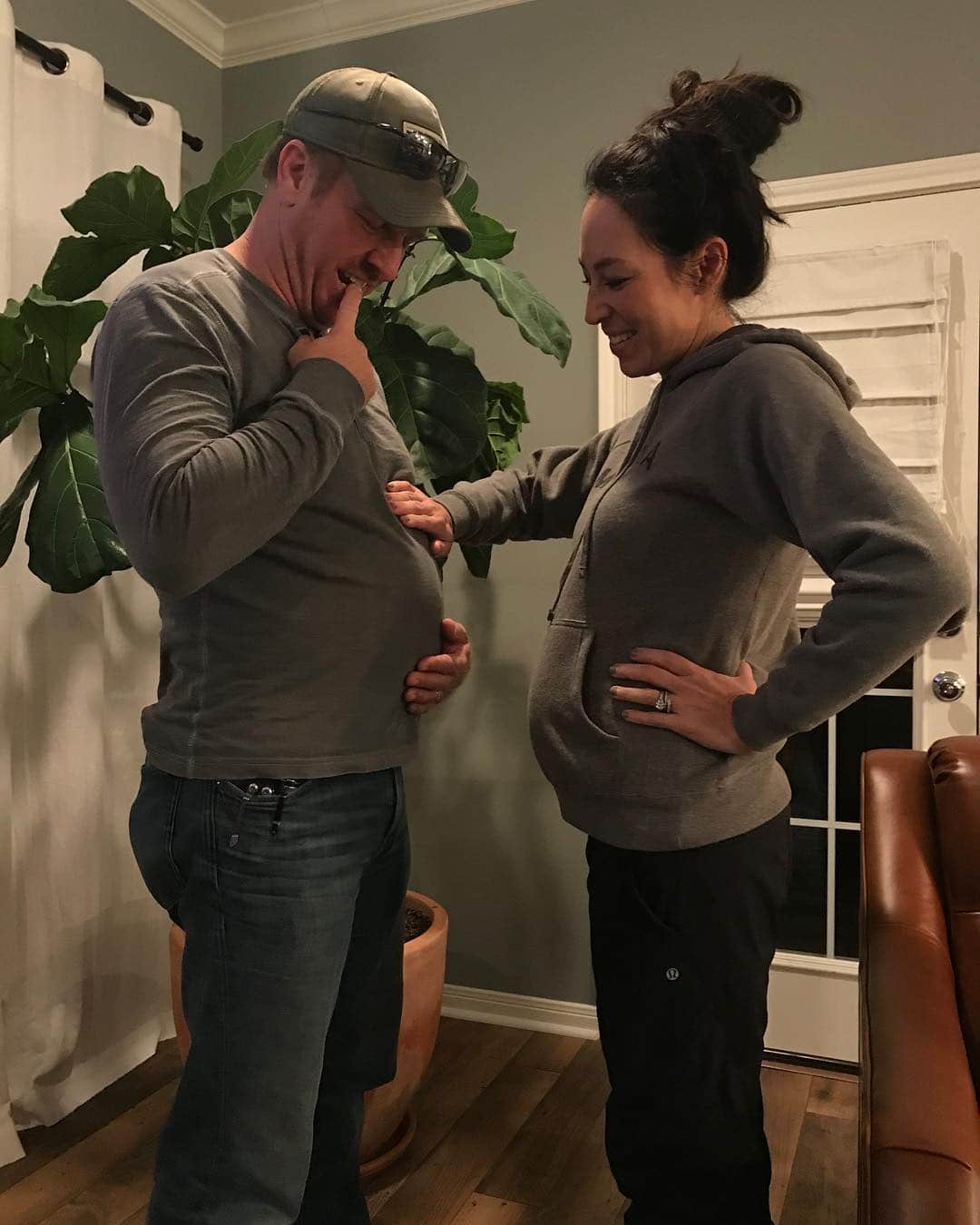 The couple announced they were pregnant in January (Instagram)