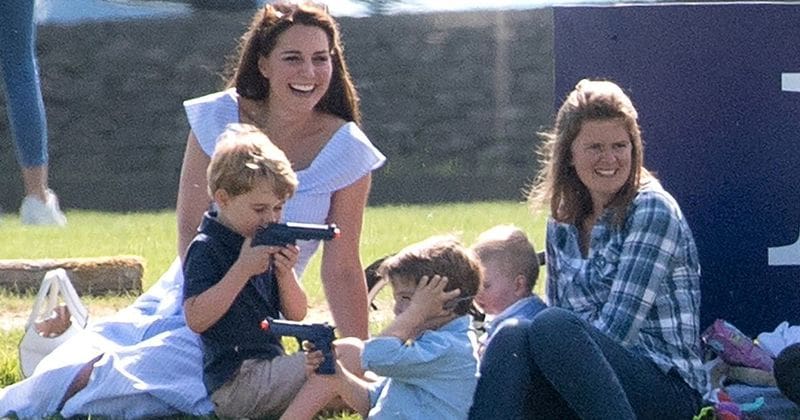 Prince William and Duchess of Cambridge criticized for letting Prince George play with a toy gun