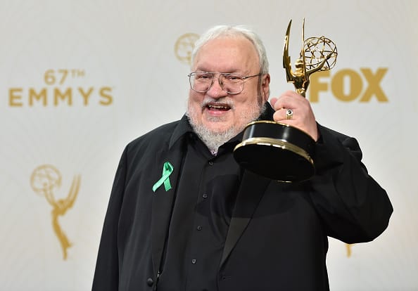 Writer George R. R. Martin, winner of Outstanding Drama Series for 'Game of Thrones' (Getty)