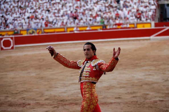 Famous Spanish bullfighter Ivan Fandino died after he was gored to death by a bull during a fight that took place in southwestern France in June 2017 (Getty Images)