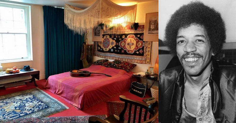 Jimi Hendrix's London flat is now open to visitors