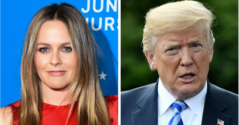 Alicia Silverstone has Donald Trump's phone number and for most bizarre reason ever