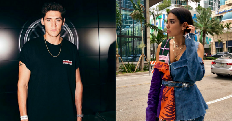 Dua Lipa's boyfriend caught dirty dancing with a stranger as her hit song 'One Kiss' plays in the background