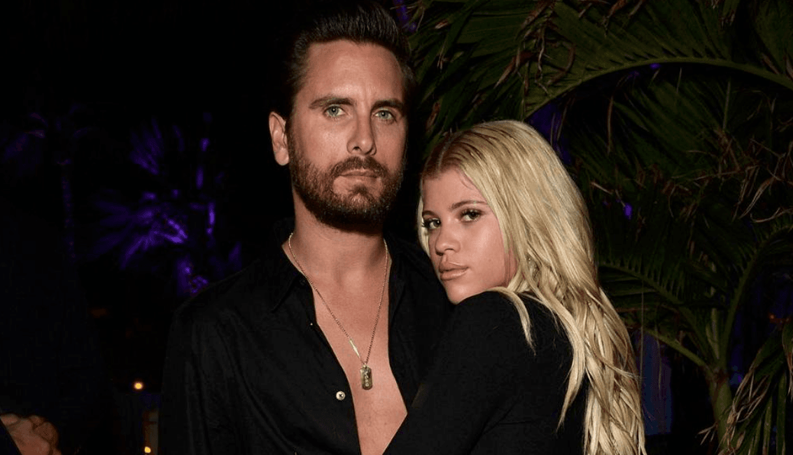 Scott Disick and Sofia Richie (Source: Twitter)