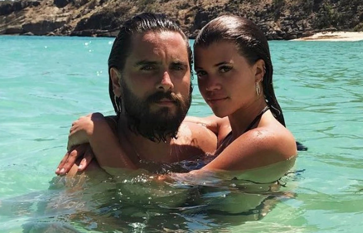 Scott Disick and Sofia Richie (Source: Twitter)