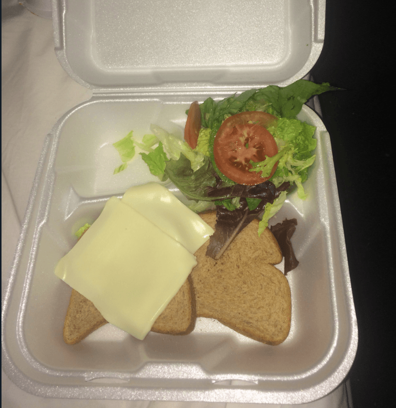 Food that was served at the festival (Twitter)