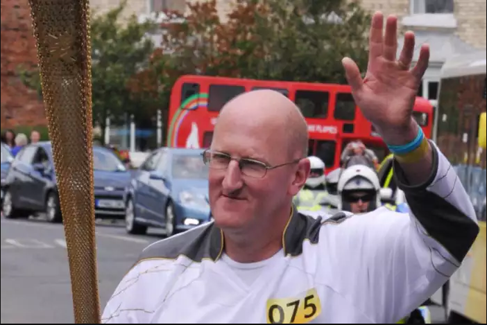 Paul Drake, 53, was snared by pedophile hunters who posed online as a young girl called Claire who he believed he was meeting for sex. (Youtube)