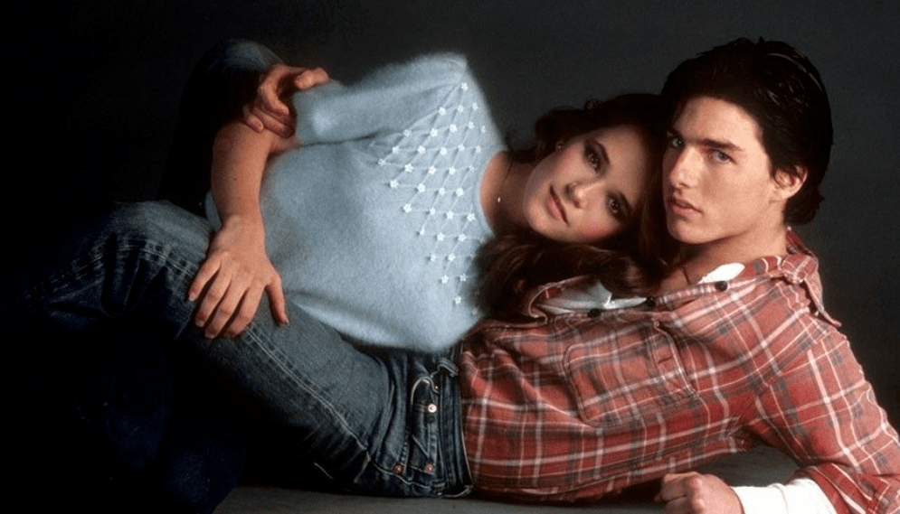 Lea Thompson and Tom Cruise (Twitter)