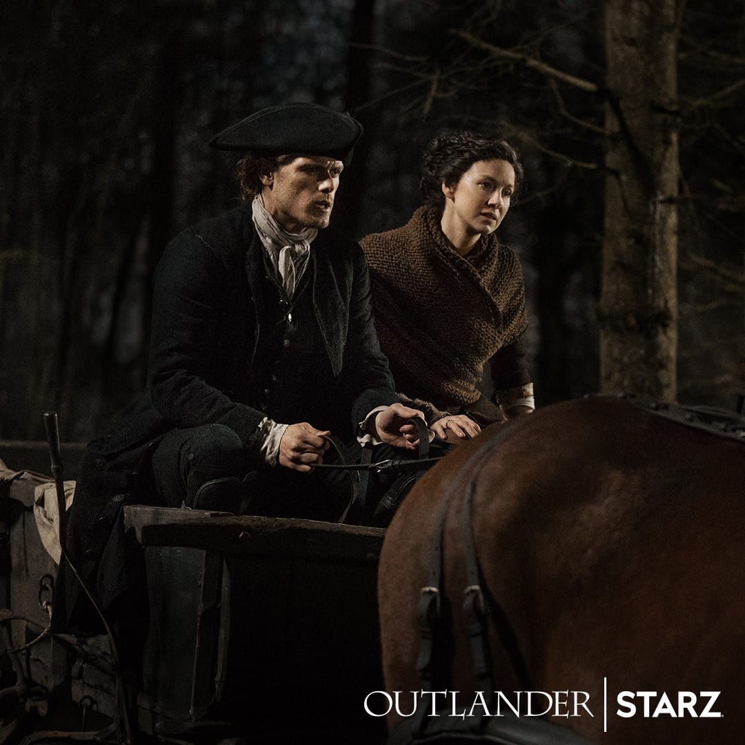 Sophie Skelton and Richard Rankin will also be present at the event (Starz)