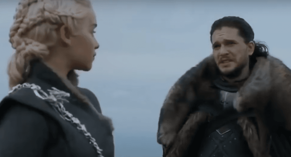 Jon and Daenerys have the greatest chances of survival according to popular votes. (YouTube)