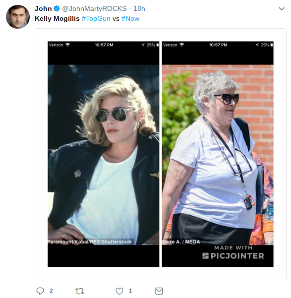 Kelly McGillis was spotted almost 30 years after she turned her back on the spotlight (Twitter)