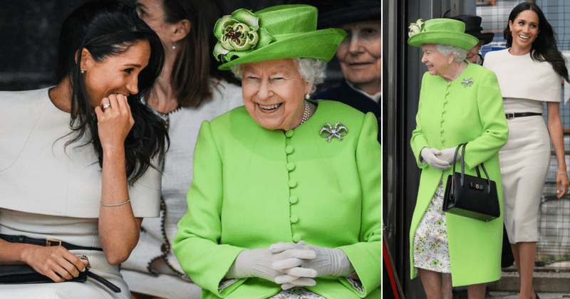 Meghan Markle makes a tiny faux pas during her day out with the Queen