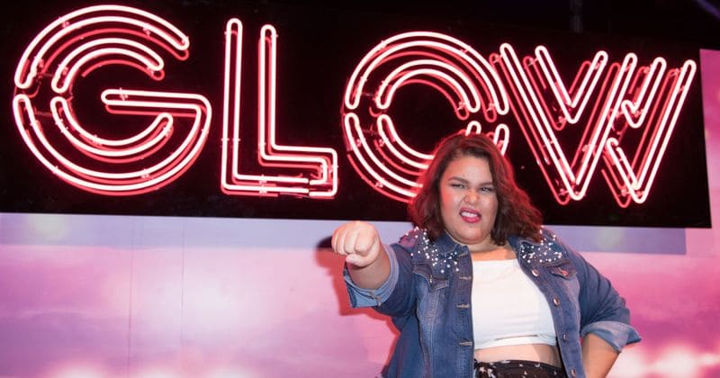 "I wrestled a lot more than I acted" Britney Young aka Machu Picchu teases season 2 of 'GLOW'