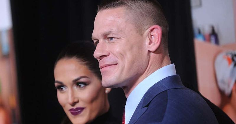 Patch up problems: John Cena and Nikki Bella spotted looking strained and disturbed while on a dinner date