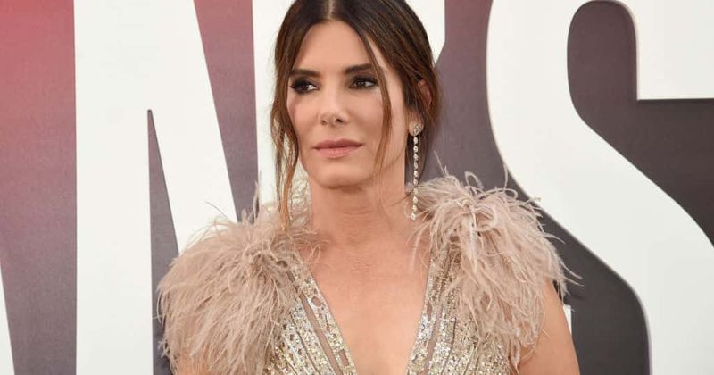 Sandra Bullock rocks cat ears as she leaves the Ocean’s 8 after-party with boyfriend Bryan Randall