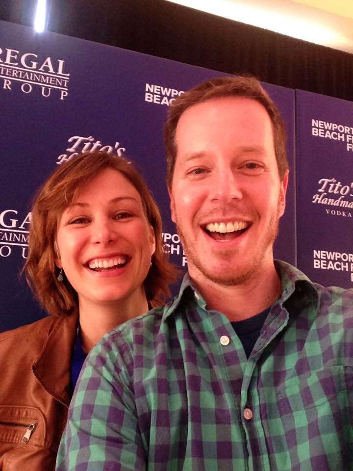Peas in a pod: He is also currently working with Emily as a director on another short film that she's written. (Ron Morehouse)