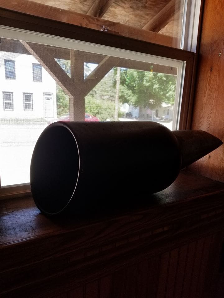 The tailpipe currently sits at the Darwin Tavern (Facebook)