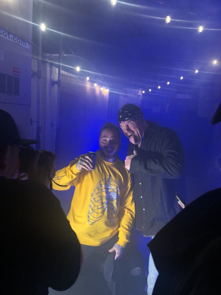 Undertaker appeared with Post Malone (Twitter)