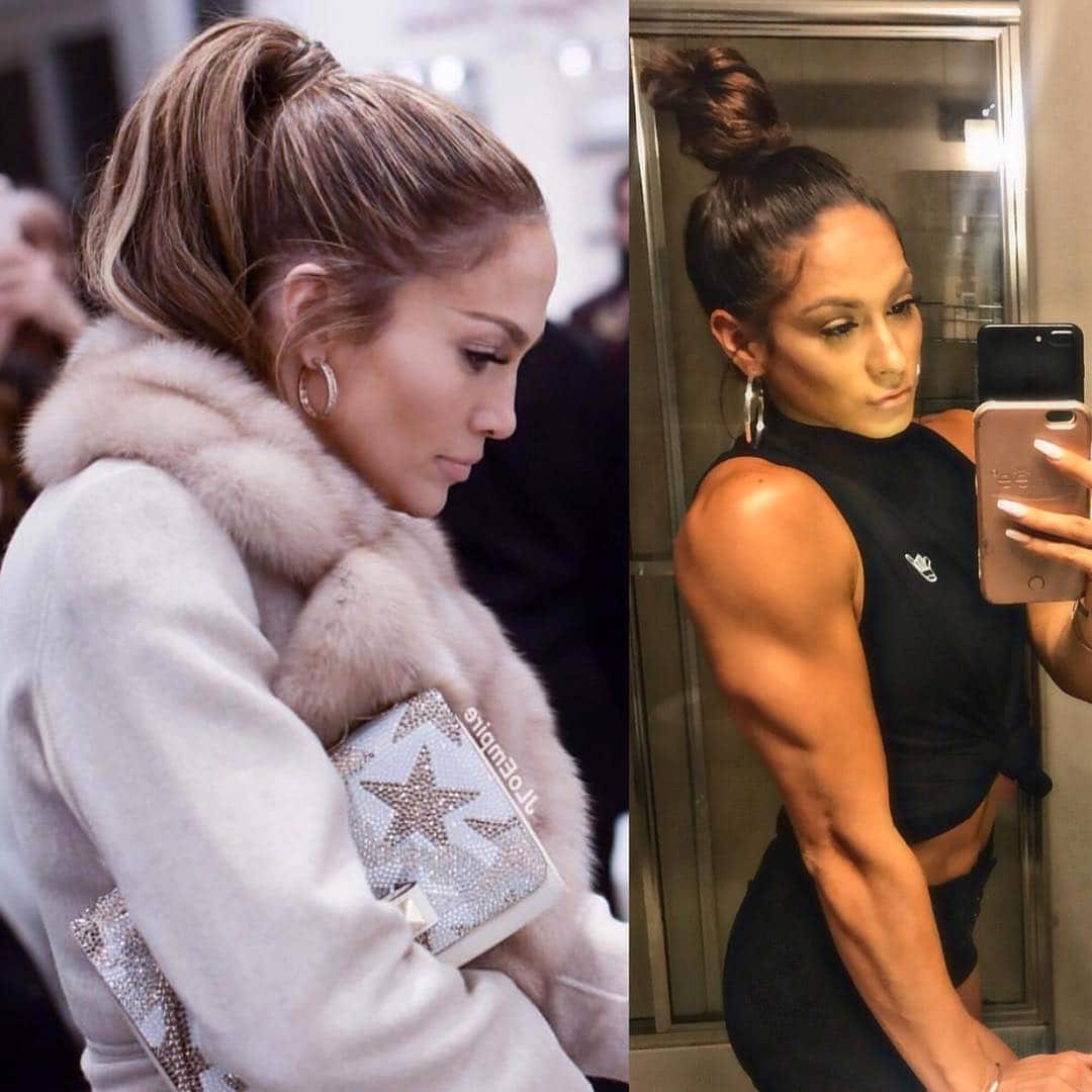 The fitness guru, whose real name is Janice Garay, instantly became the source of national news after image comparisons of hers and Lopez went viral (Source: Instagram)
