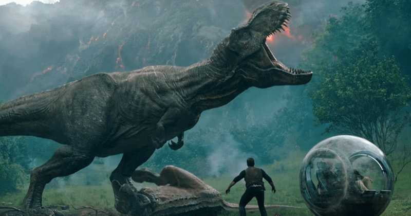 Jurrasic World: Fallen Kingdom: Dinosaur flick gets mellowed praise from critics and one dismissed it as "steaming dino poop"