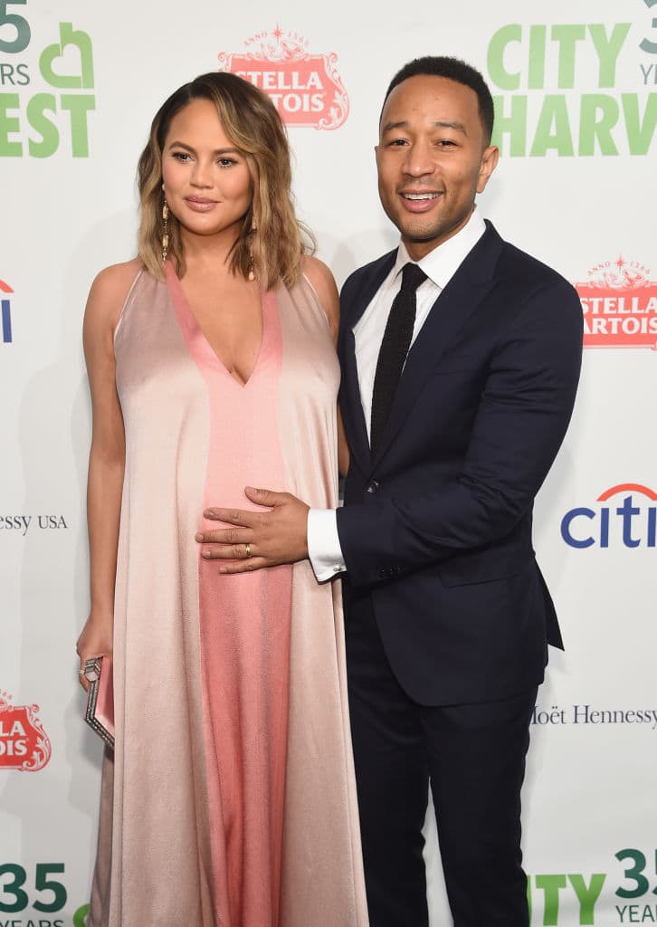 The couple is applauded for normalizing breastfeeding (Photo by Jamie McCarthy/Getty Images for City Harvest)