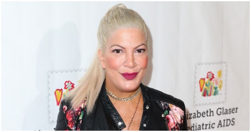 Tori Spelling takes down swimsuit photo after being slammed for photoshopping it to proclaim body positivity