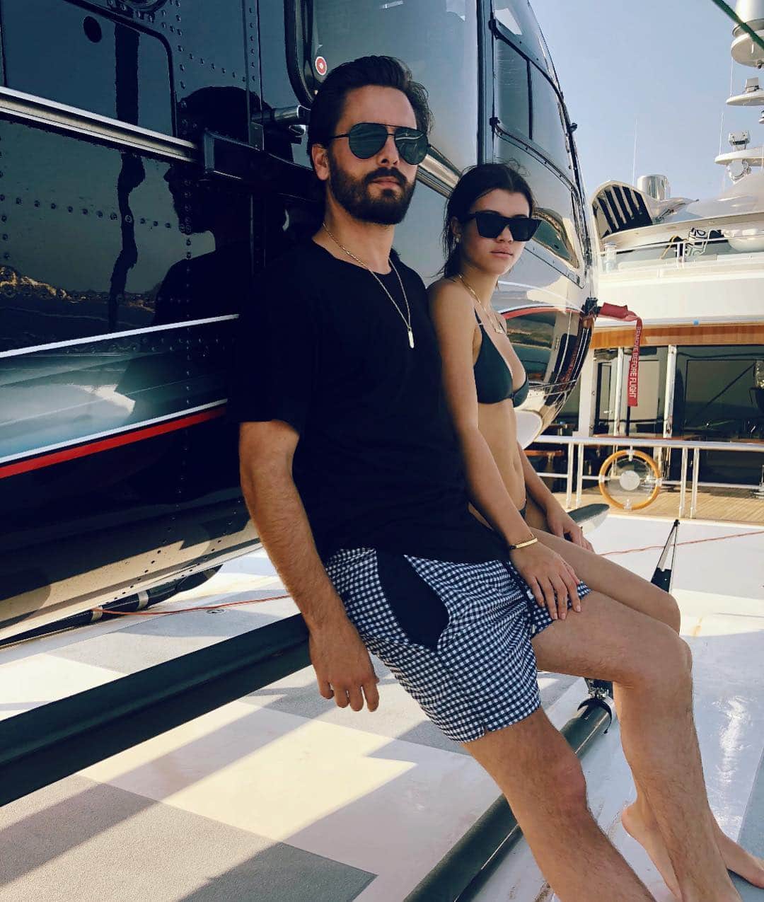 Richie has moved back into the KUWTK star's home after a brief breakup which took place a few weeks ago. (Source: Instagram)