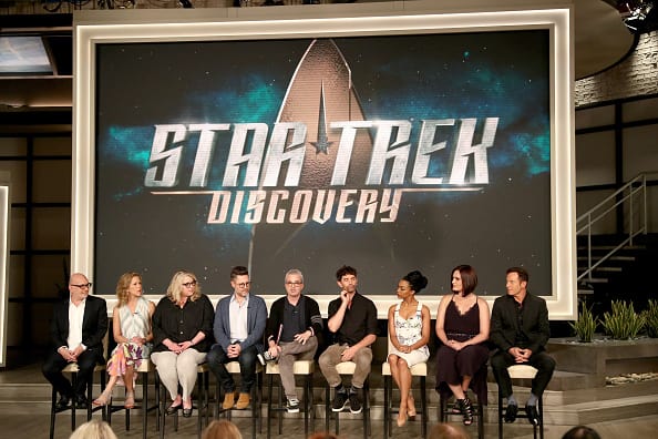 'Star Trek: Discovery' cast and crew at a CBS presentation (Getty Images )