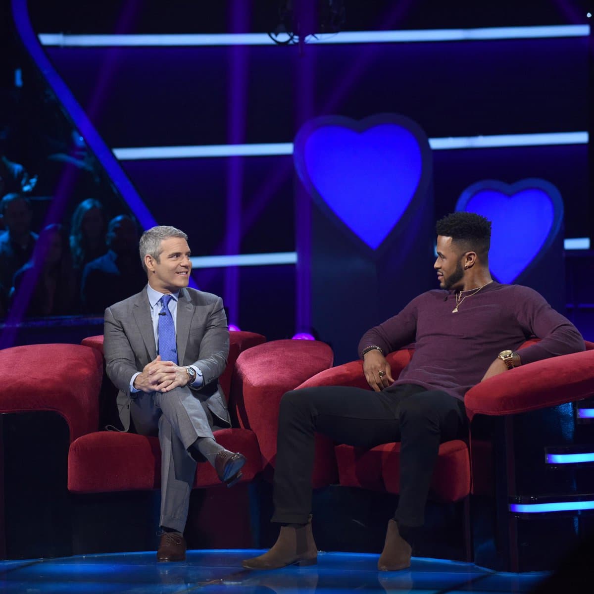 Andy Cohen on an episode of Fox's 'Love Connection' (Twitter)