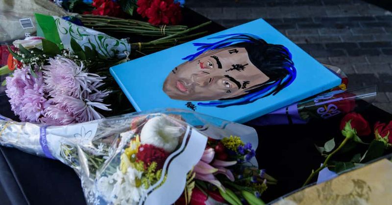 XXXTentacion memorial: Crowds become unruly, block roadway in Fairfax as police struggle to keep them under control