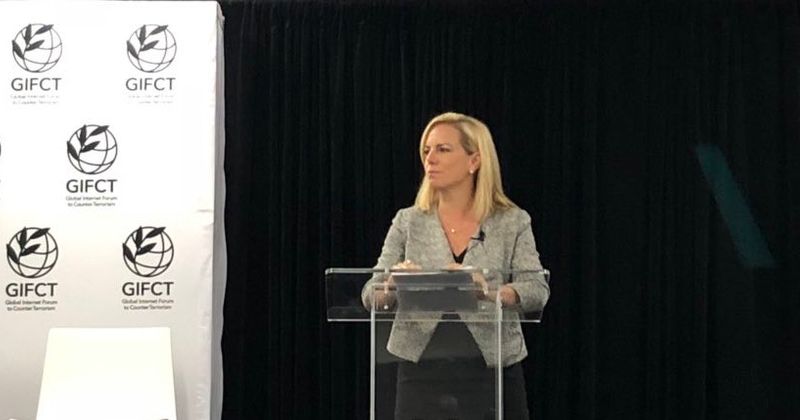 Video: Homeland security secy Kirstjen Neilsen heads out for a meal to a MEXICAN restaurant, and it all kicks-off
