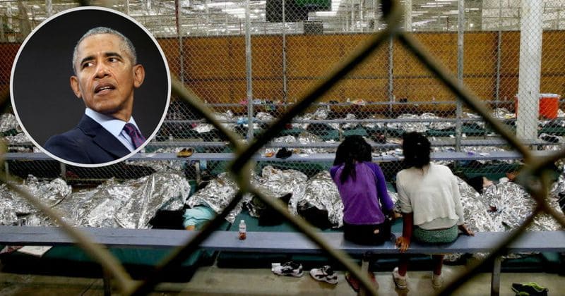 Barack Obama also separated children from parents and used detention facilities but went scot-free