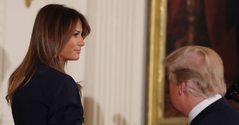 Melania Trump suffers a six-point drop in approval ratings following surgery absence, poll shows