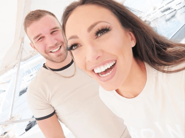 Aaron Armstrong and Sophie Gradon (Source: Aaron Armstrong Facebook)