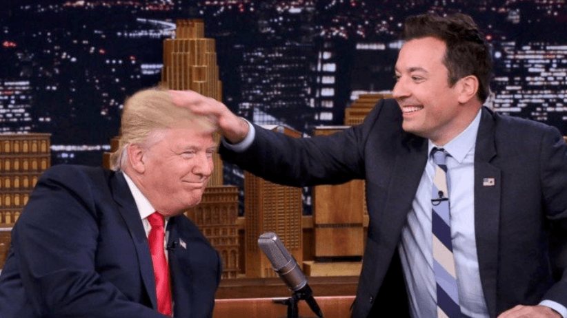 Donald Trump and Jimmy Fallon (Source: Twitter)