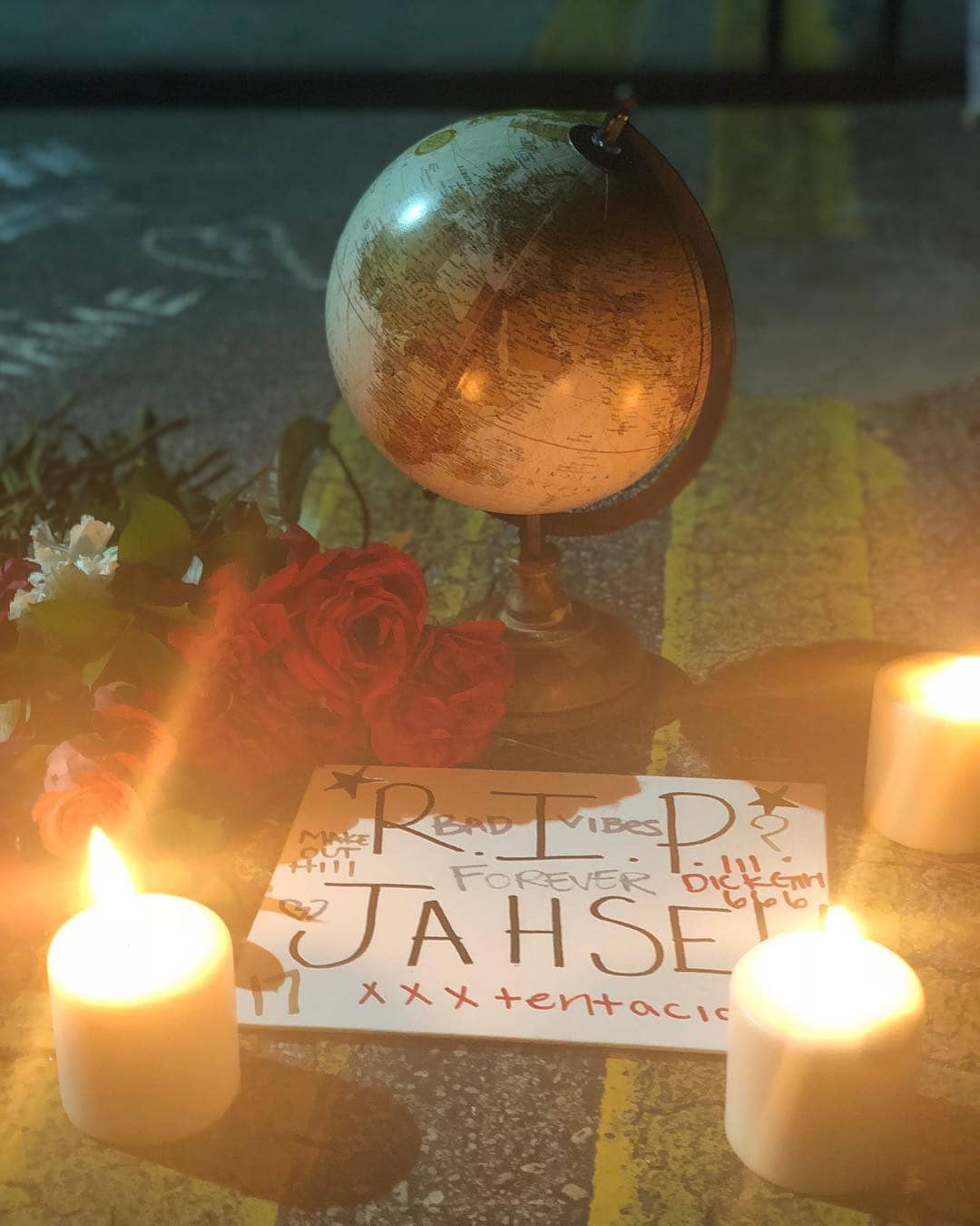Latest post from XXXTentacion's ex, Geneva's account, mourning the rapper's death. (Source: Instagram)