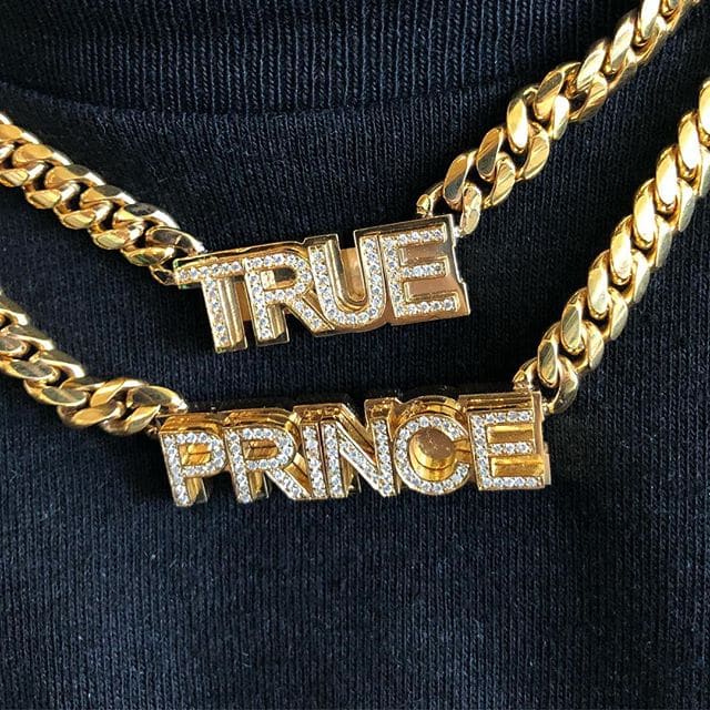 The new picture from Tristan comes only days after he posted an emotional father's day post, where he showed off two gold necklaces that read “TRUE” and “PRINCE” on each piece. (Source: Instagram)
