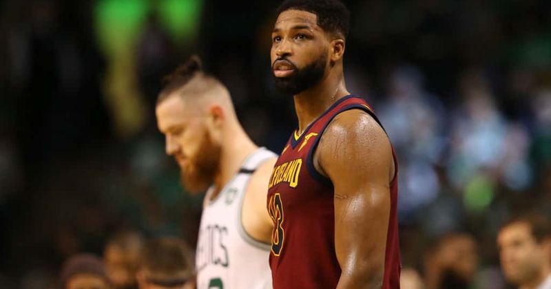 Tristan Thompson shares his first picture with baby True and Prince on Instagram
