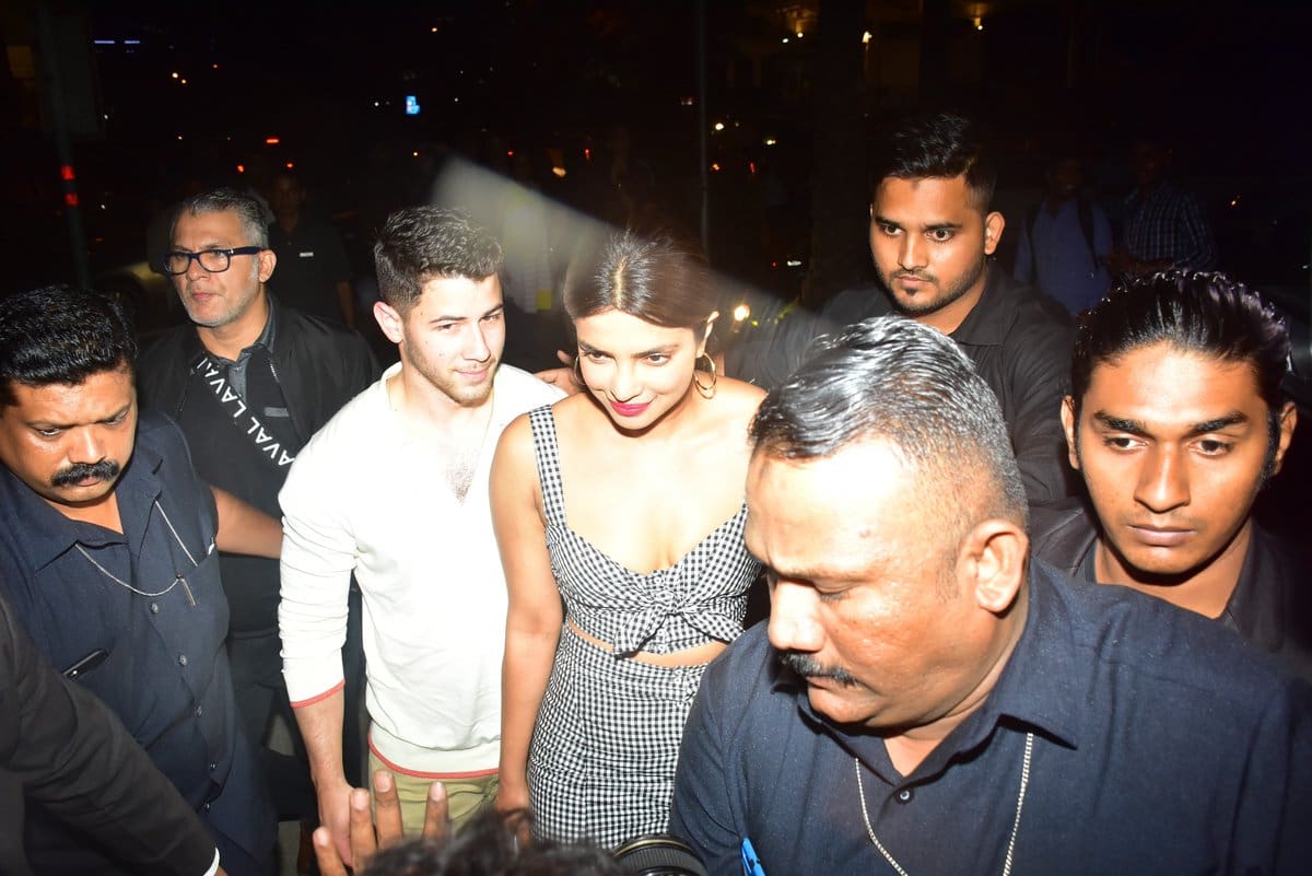 The pair has arrived in India to meet Priyanka's mom (Twitter)