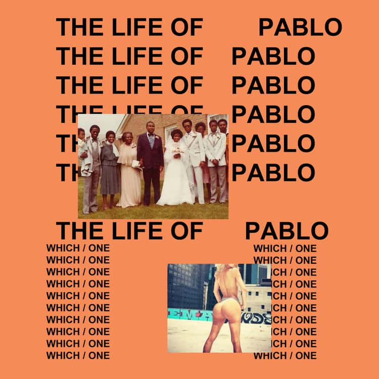 Album art for Kanye West's 'The Life of Pablo', which was supposed to have released as a Tidal exclusive, but was made available on most major streaming services soon after. (Image Source: Twitter)