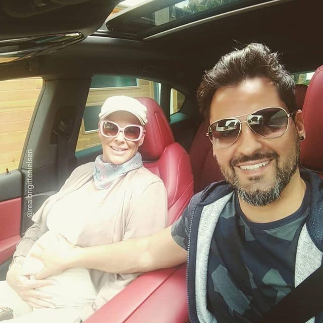 The pair announced the news about their pregnancy in May (Instagram)