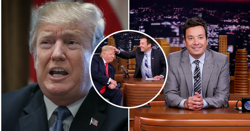 Trump asks a "whimpering" Jimmy Fallon to "man up" after the talk show host regrets episode with messing the president's hair