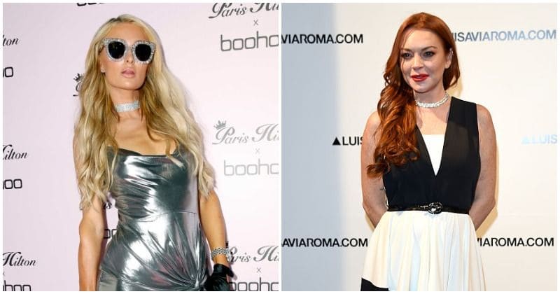 Paris Hilton continues to taunt Lindsay Lohan by commenting on an old video of her trying to swat away the paparazzi