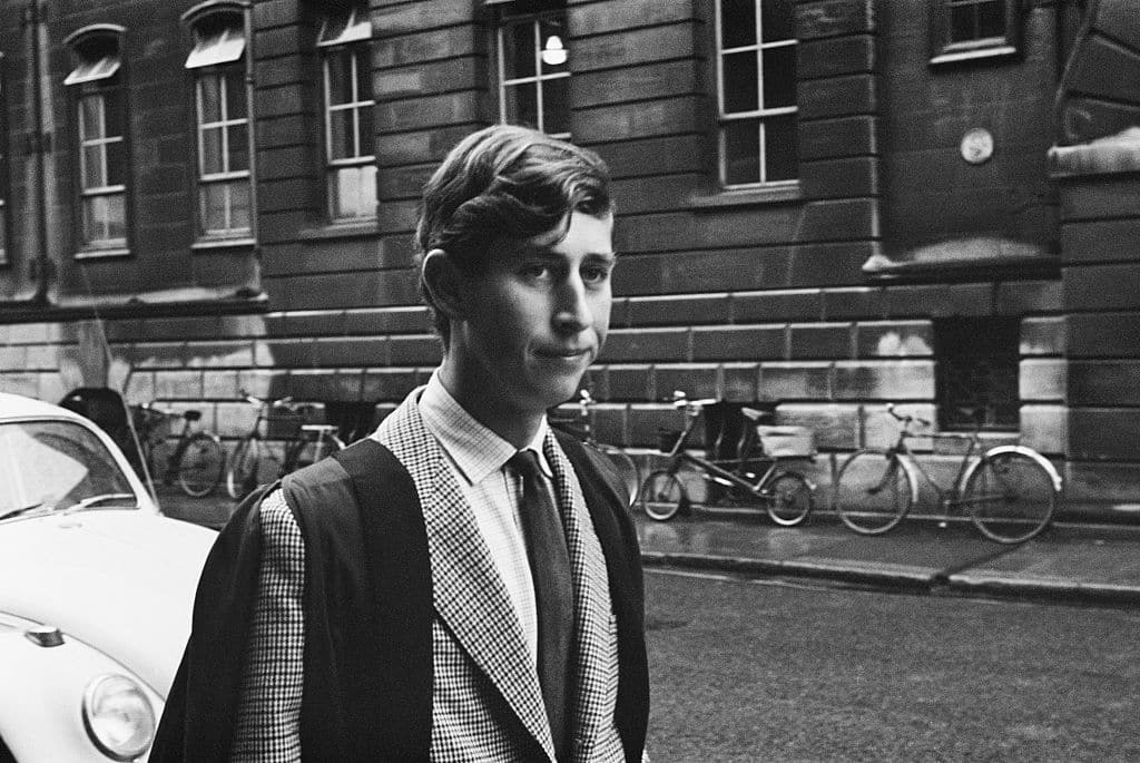 Prince Charles during his time at Trinity College