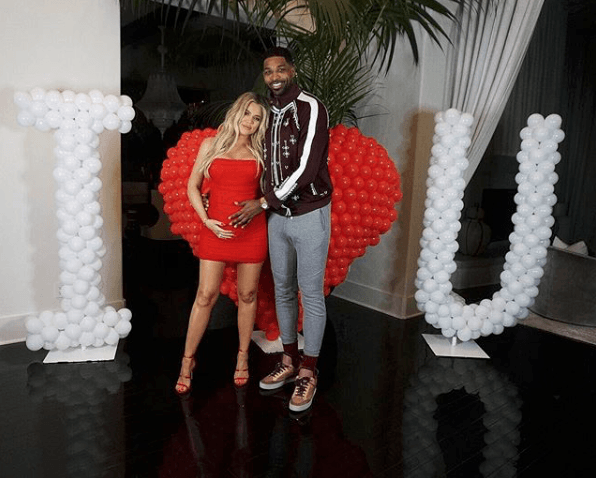 Khloe Kardashian and Tristan Thompson (Source: khloekardashian, Instagram)