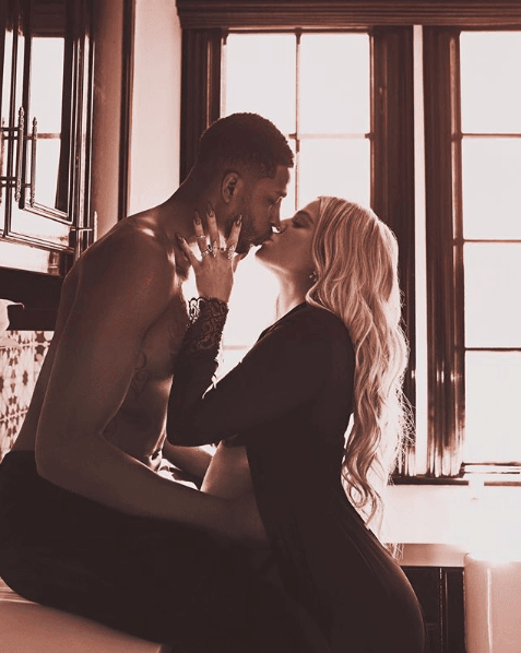Khloe Kardashian and Tristan Thompson (Source: khloekardashian, Instagram)